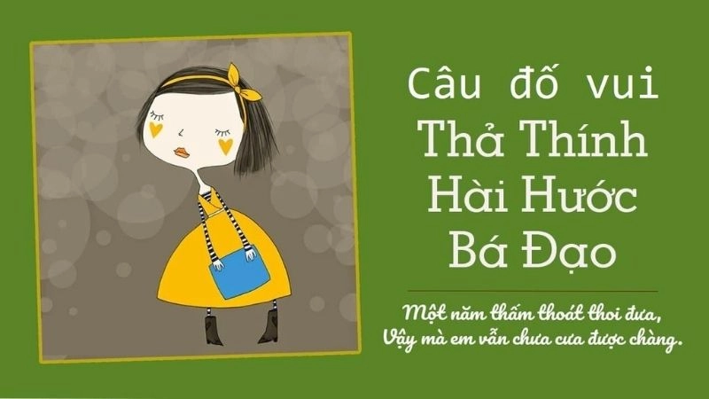 Tuyển chọn câu đố thả thính hài hước siêu lầy