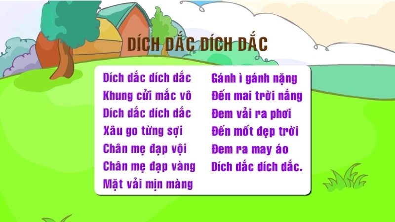 Đồng dao Dích dắc dích dắc