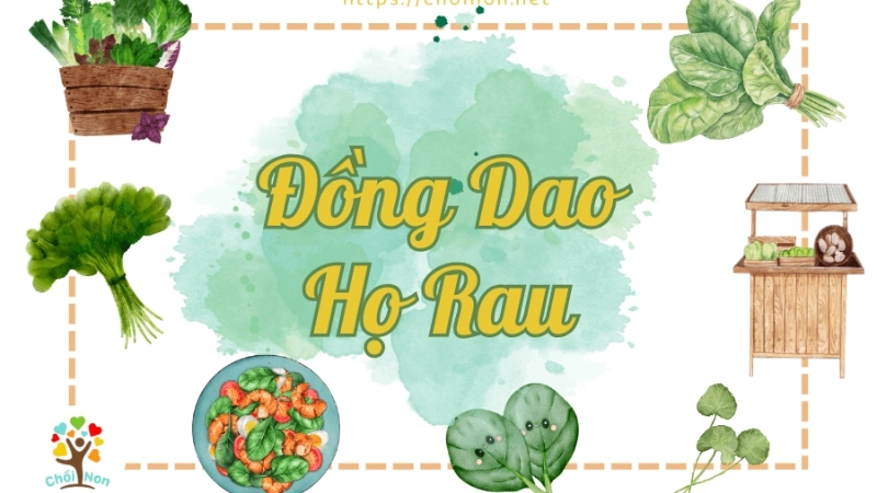 Bài đồng dao về họ rau