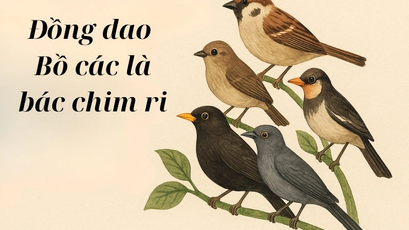 Bài đồng dao Bồ các là bác chim ri