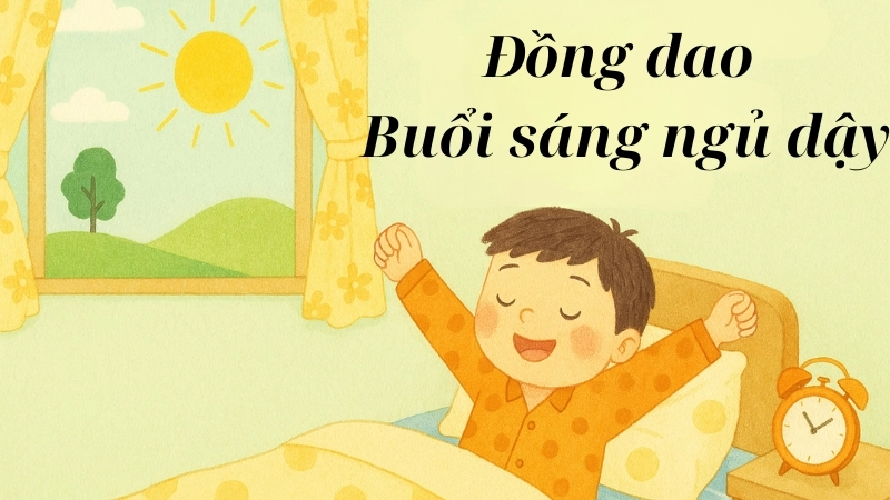 Nội dung bài đồng dao Buổi sáng ngủ dậy
