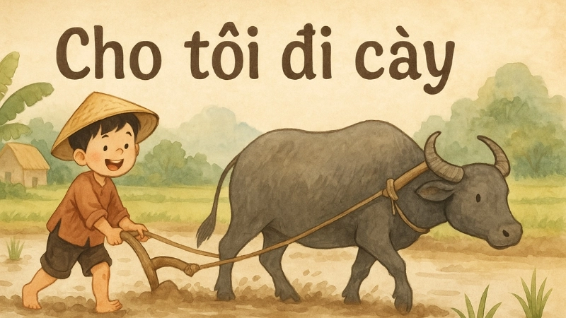 Bài đồng dao Cho tôi đi cày