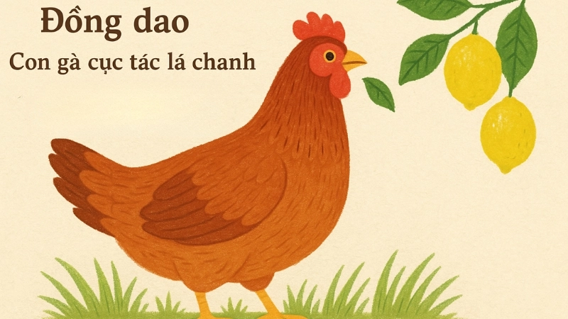 Bài đồng dao Con gà cục tác lá chanh