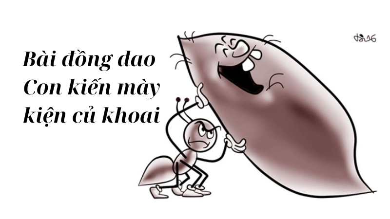 Bài đồng dao Con kiến mày kiện củ khoai