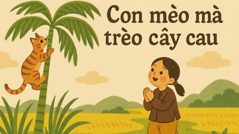 Đồng dao Con mèo mà trèo cây cau