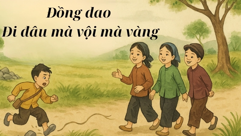 Bài đồng dao Đi đâu mà vội mà vàng