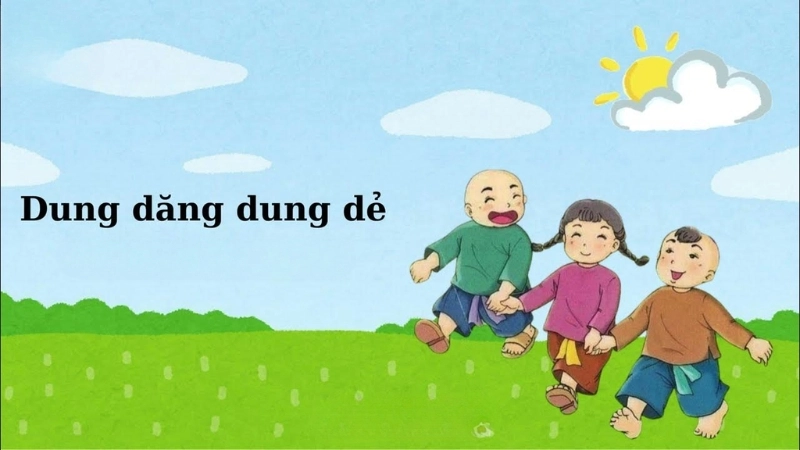 Trò chơi Dung dăng dung dẻ đồng dao thường cần từ 5 đến 10 người tham gia