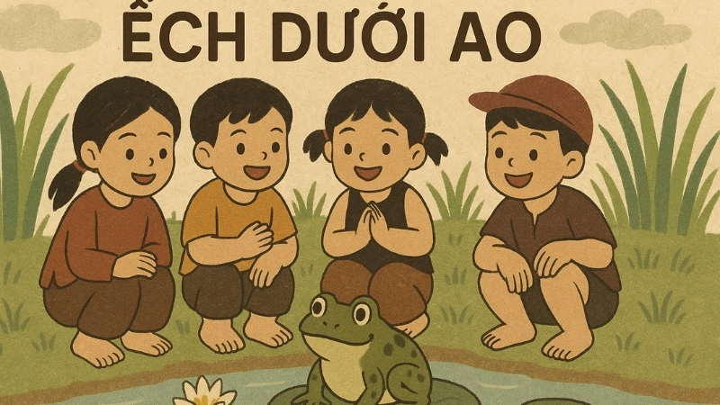 Đồng dao Ếch dưới ao