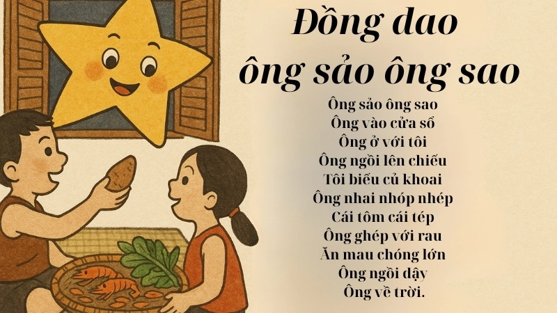 Bài đồng dao Ông sảo ông sao