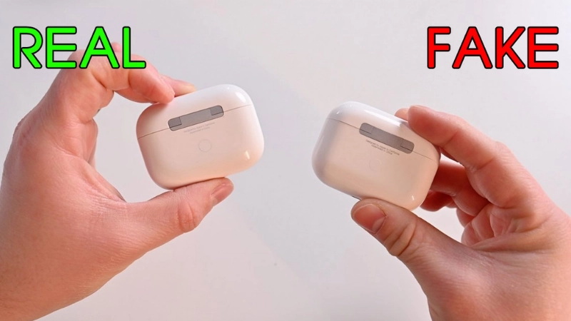 Kiểm tra vỏ hộp và mã serial để nhận biết AirPods chính hãng