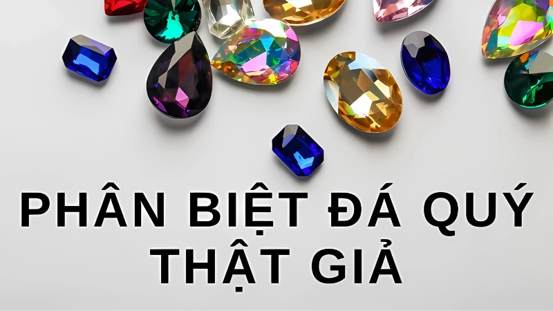 Đặc điểm cơ bản giúp nhận biết đá quý thật