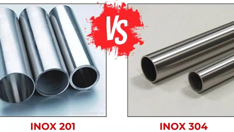 Cách phân biệt inox 201 và 304 bằng mắt thường