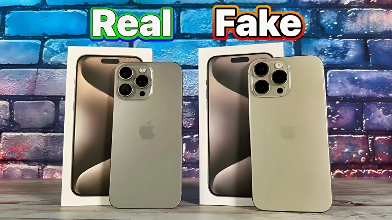 Cách phân biệt iPhone thật và giả, iPhone chính hãng và hàng xách tay