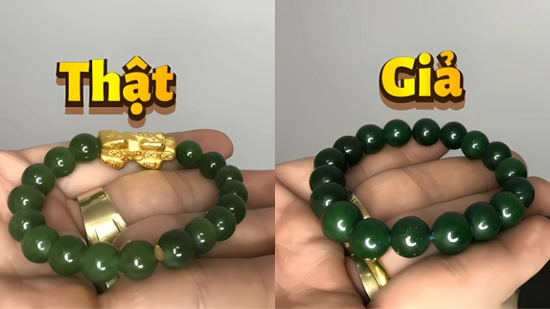 Đặc điểm vật lý giúp phân biệt ngọc thật giả