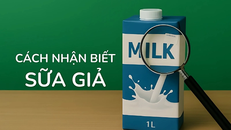 Nhận biết sữa giả thông qua bao bì và nhãn mác