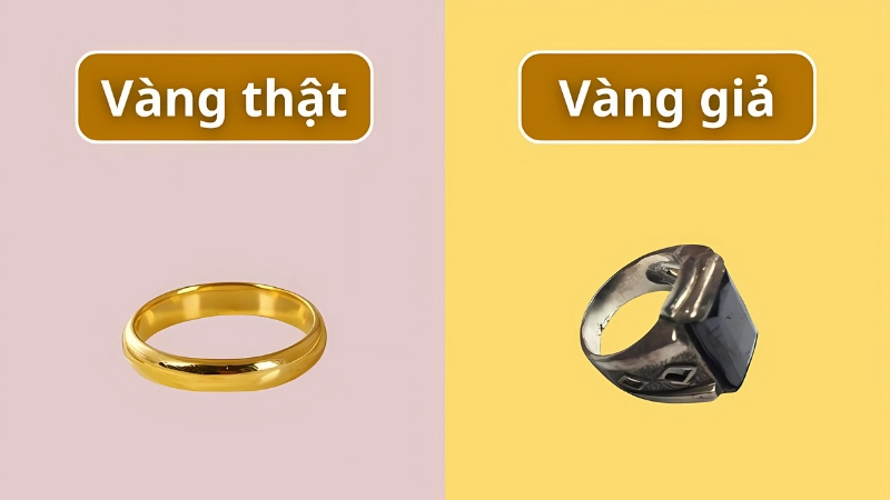 Cách phân biệt vàng thật và vàng giả khi mua bán