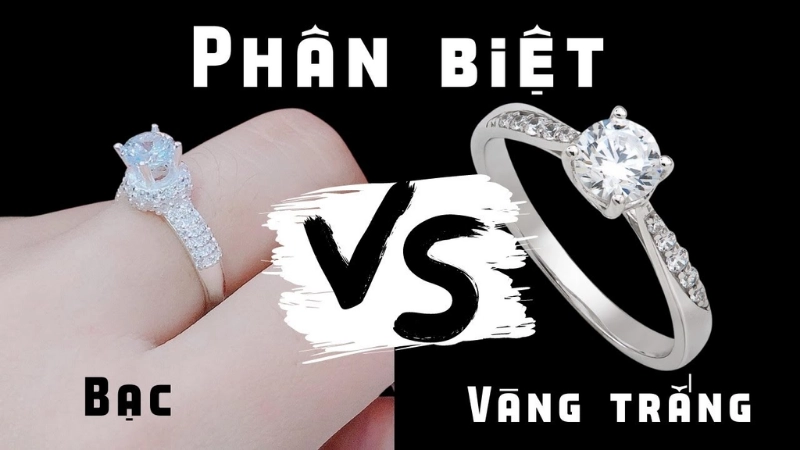 Đặc điểm cơ bản của vàng trắng và bạc