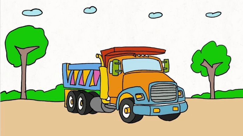 Câu đố về xe tải vui học cho trẻ nhỏ
