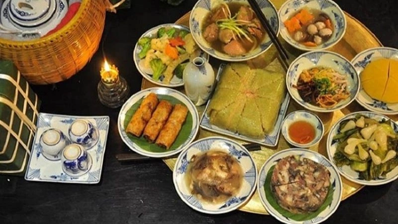 Món ăn Tết hiện lên rõ nét qua câu đố dí dỏm