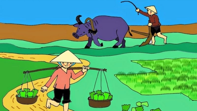 Câu đố về nghề nông giúp bé hiểu đời sống quê