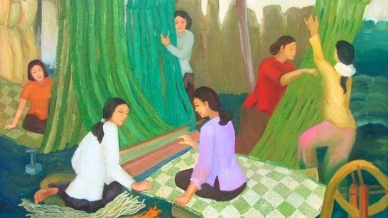 Câu đố về nghề thợ dệt gợi nhớ khung cửi xưa