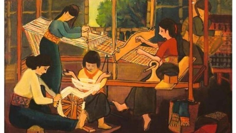 Nghề thợ dệt hiện về sinh động qua câu đố vui