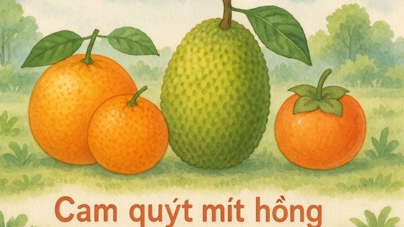 Nội dung bài đồng dao cam quýt mít hồng