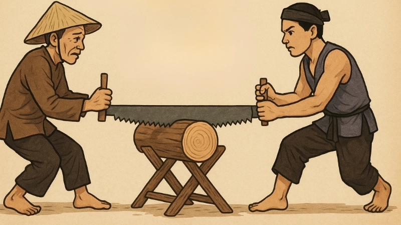 Bài đồng dao Kéo Cưa Lừa Xẻ