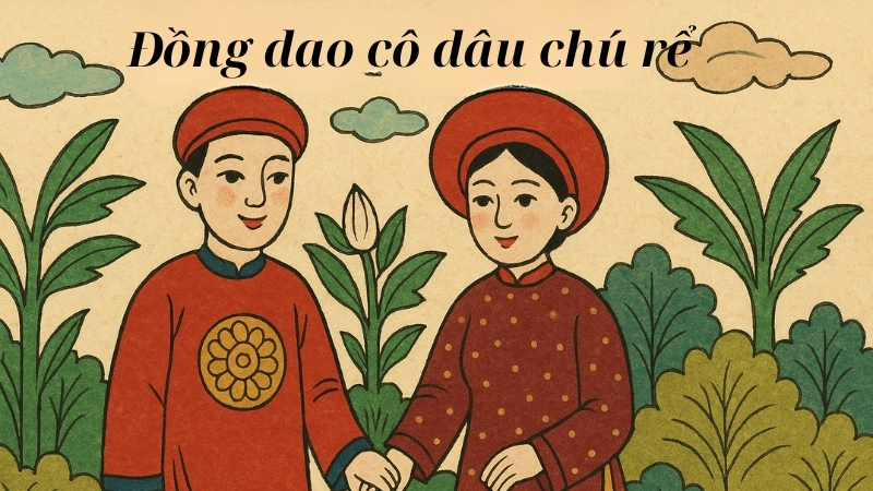 Nội dung bài đồng dao cô dâu chú rể