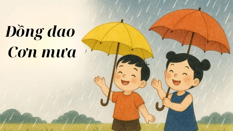 Bài đồng dao Cơn mưa
