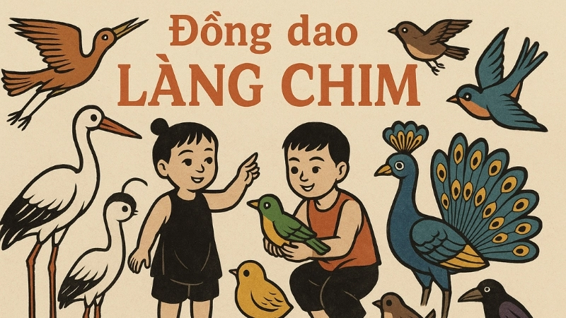 Bài đồng dao làng chim