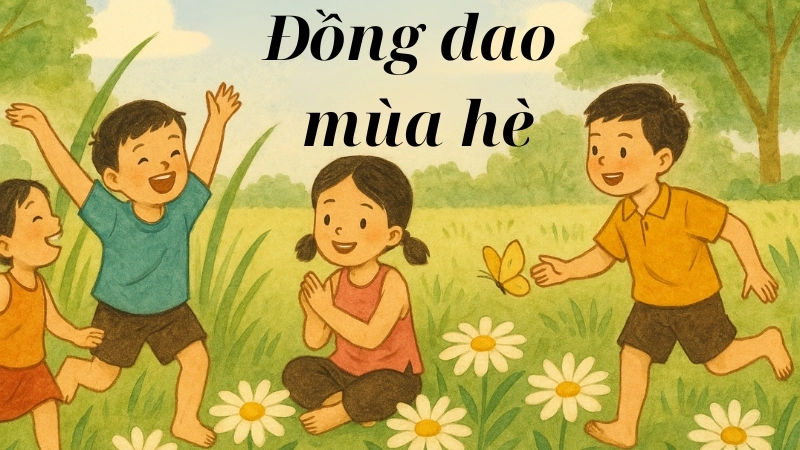 Nội dung bài đồng dao Mùa Hè