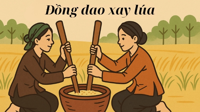 Bài đồng dao xay lúa