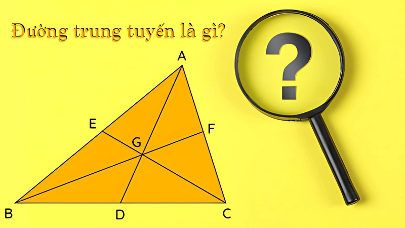 Đường trung tuyến là gì trong tam giác?