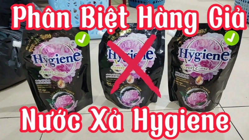 Cách phân biệt nước xả Hygiene thật giả dễ áp dụng