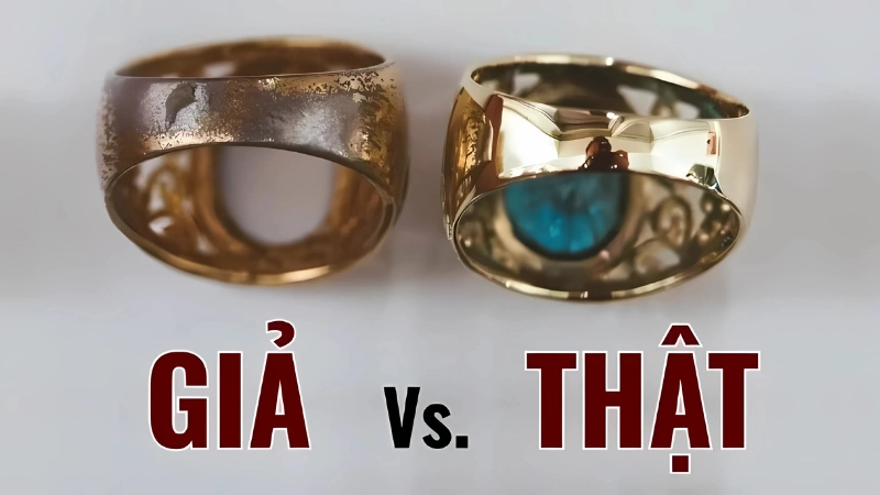 Đặc điểm nhận biết vàng 18k thật