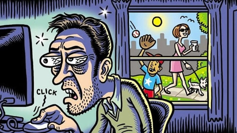 Tác hại của Internet dần hình thành thói quen xấu