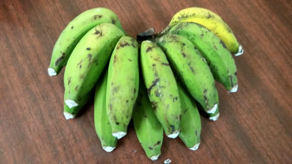Nhận biết hoa quả chín tự nhiên chuối có vỏ lốm đốm trứng cuốc và chín không đều