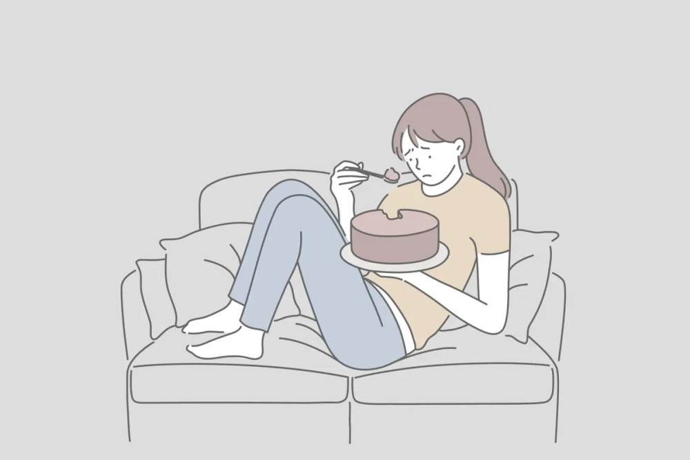 Hình ảnh tư thế ngồi sai không tựa lưng khiến cột sống chịu áp lực lớn