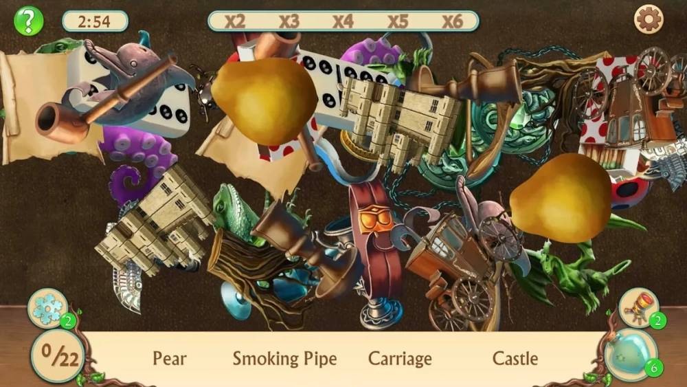 Bức tranh nghệ thuật chứa đựng tìm vật thể ẩn tinh mắt